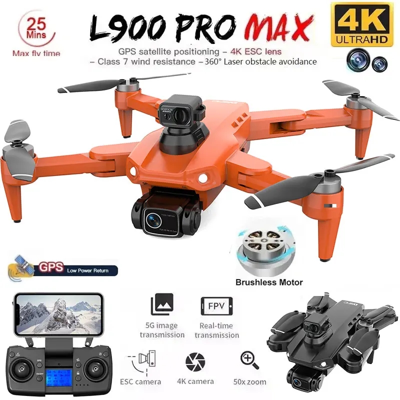L900 Pro MAX GPS Drone 4K Prof - đánh giá và giá Drone Camera 4K