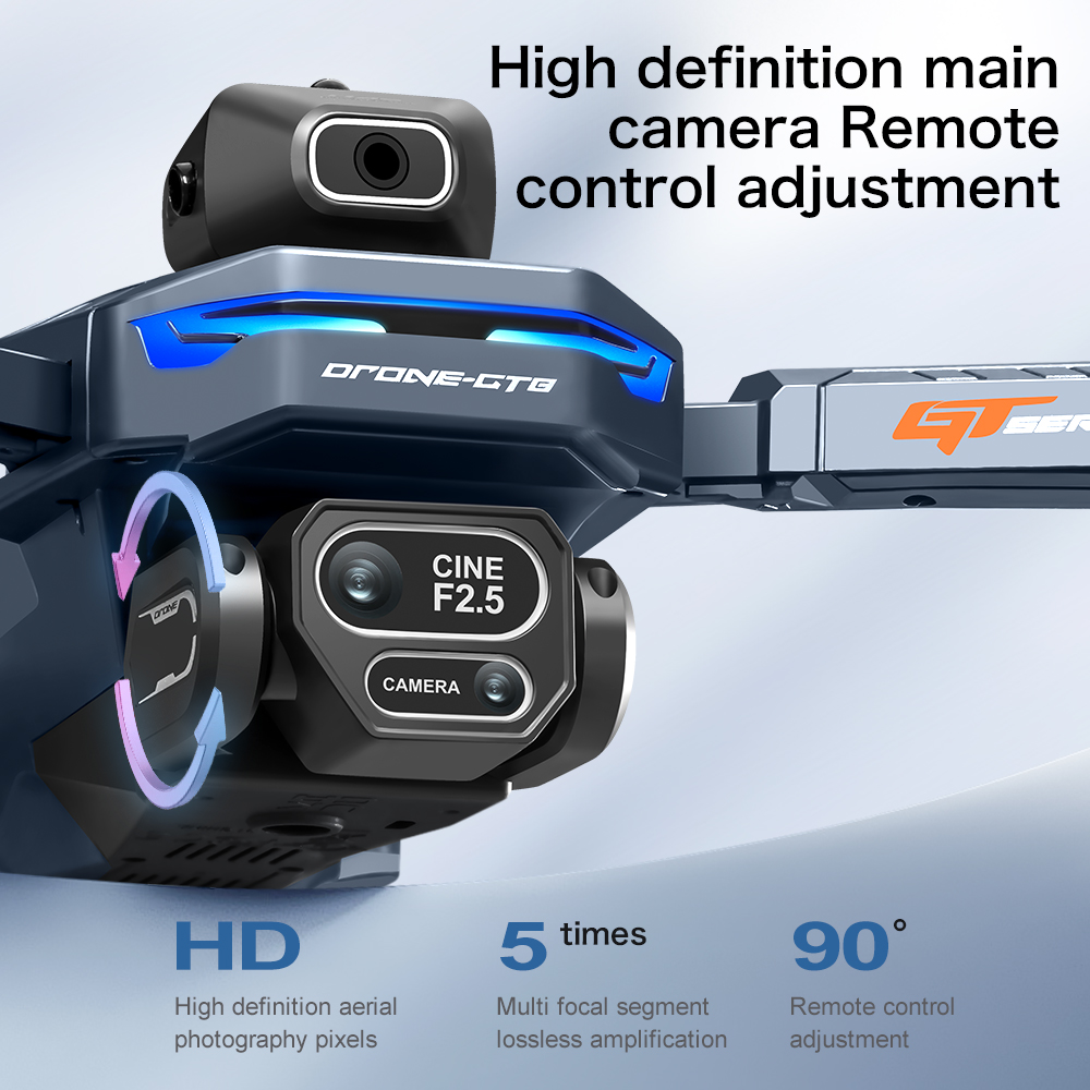 GT8 Foldable GPS RC Drone 8K H - đánh giá và giá Drone Camera Professional