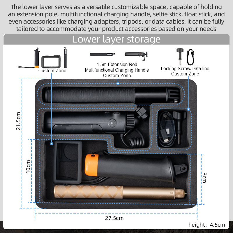 STARTRC 2 Layers Portable Trav - đánh giá và giá Drone Camera Case
