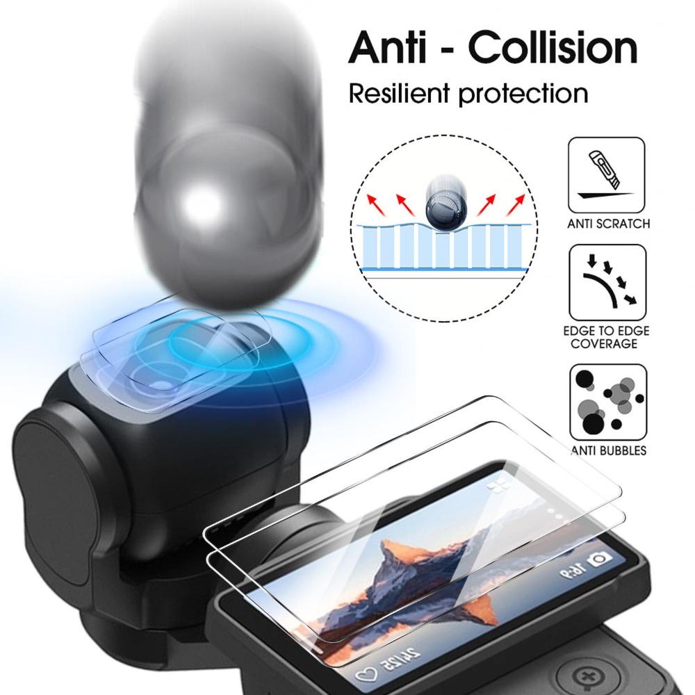 9H HD Tempered Glass for DJI O - đánh giá và giá Drone Camera Case